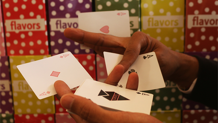 PlayingCardDecks.com-Flavors Watermelon Playing Cards Cartamundi