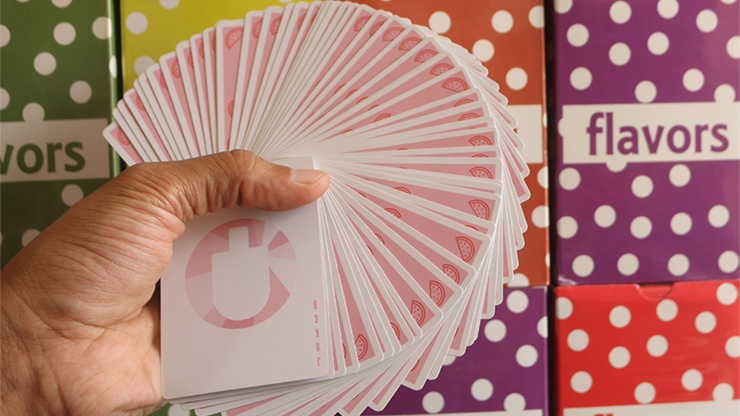 PlayingCardDecks.com-Flavors Watermelon Playing Cards Cartamundi