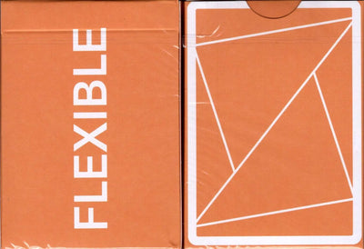 PlayingCardDecks.com-Flexible Gradients Orange Cardistry Playing Cards TCC