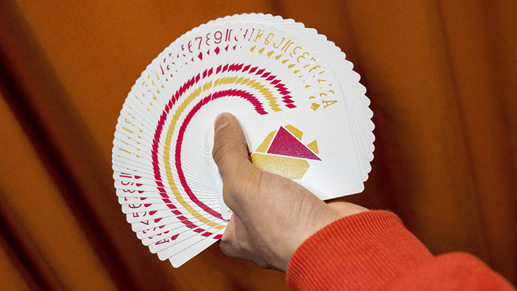 PlayingCardDecks.com-Flexible Gradients Orange Cardistry Playing Cards TCC