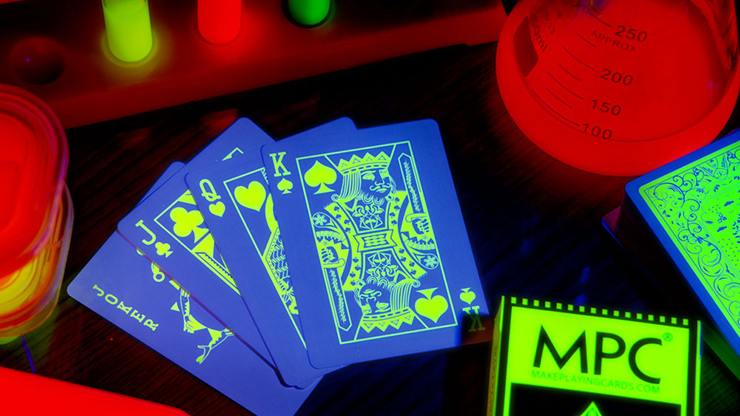 PlayingCardDecks.com-Fluorescent Neon Playing Cards MPC