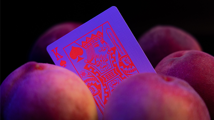 PlayingCardDecks.com-Fluorescent Peach Playing Cards MPC