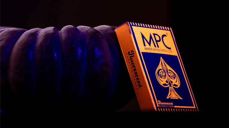 PlayingCardDecks.com-Fluorescent Pumpkin Playing Cards MPC