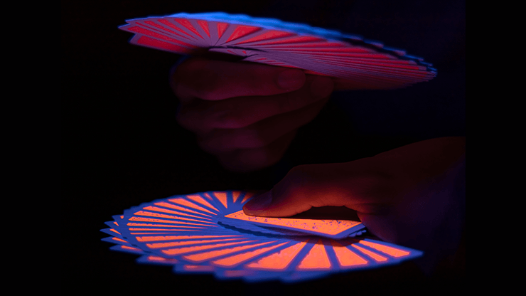 PlayingCardDecks.com-Fluorescent Pumpkin Playing Cards MPC