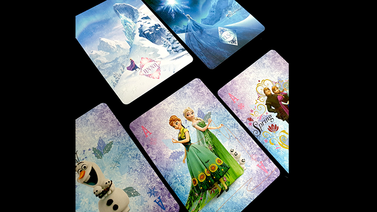 PlayingCardDecks.com-Frozen Tapered Playing Cards JLCC