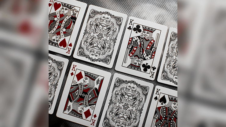 PlayingCardDecks.com-Fulton's White Jazz Playing Cards USPCC
