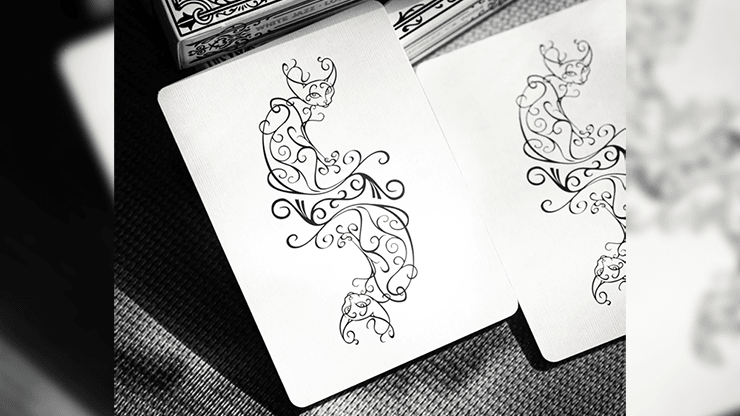 PlayingCardDecks.com-Fulton's White Jazz Playing Cards USPCC