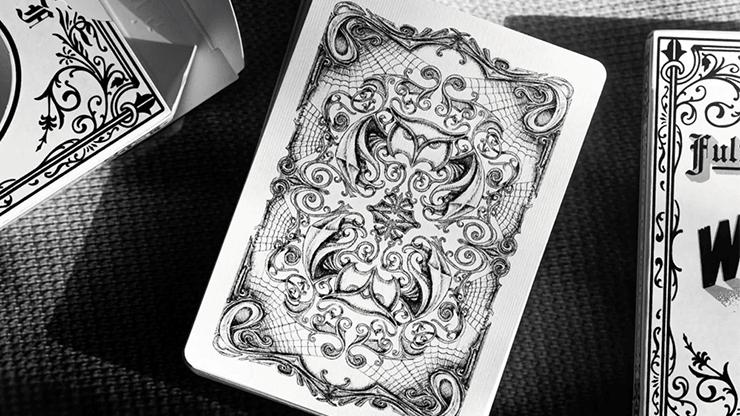 PlayingCardDecks.com-Fulton's White Jazz Playing Cards USPCC