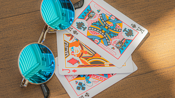 PlayingCardDecks.com-Game Over v2 Red Playing Cards USPCC