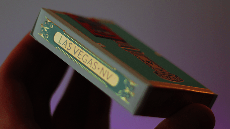 PlayingCardDecks.com-Gemini Casino Deluxe Turquoise Playing Cards USPCC