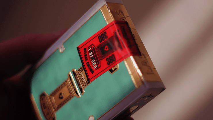PlayingCardDecks.com-Gemini Casino Deluxe Turquoise Playing Cards USPCC
