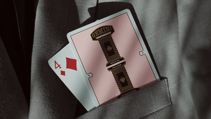 PlayingCardDecks.com-Gemini Casino Pink Playing Cards USPCC