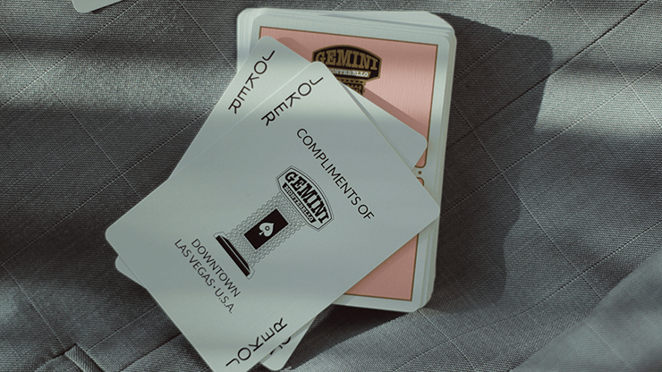 PlayingCardDecks.com-Gemini Casino Pink Playing Cards USPCC