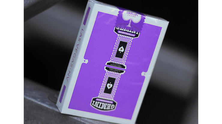 PlayingCardDecks.com-Gemini Casino Purple Playing Cards USPCC
