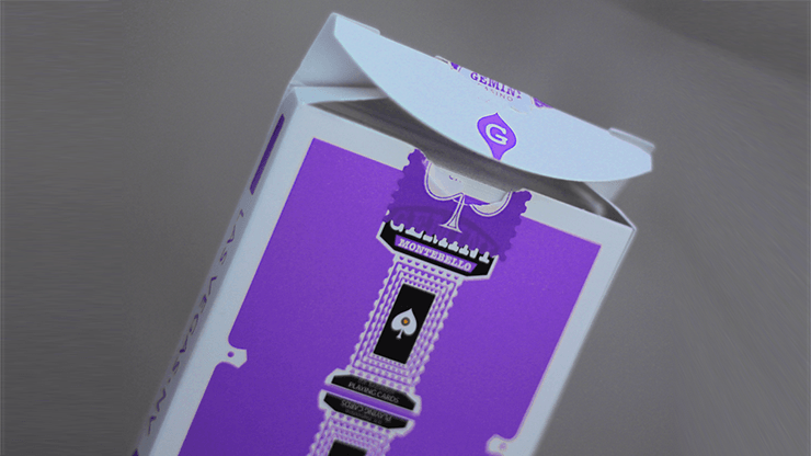 PlayingCardDecks.com-Gemini Casino Purple Playing Cards USPCC