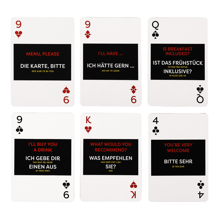 PlayingCardDecks.com-German Lingo Playing Cards