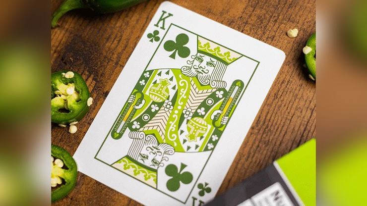 PlayingCardDecks.com-Gettin' Saucy Jalapeno Playing Cards USPCC