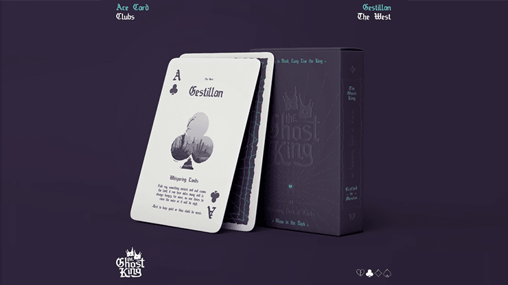 PlayingCardDecks.com-Ghost King Playing Cards USPCC