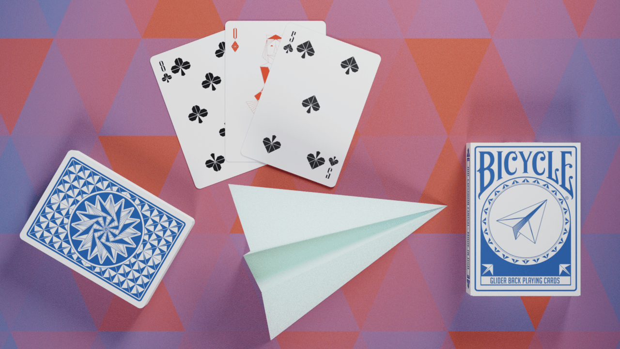 PlayingCardDecks.com-Glider Back Marked Bicycle Playing Cards