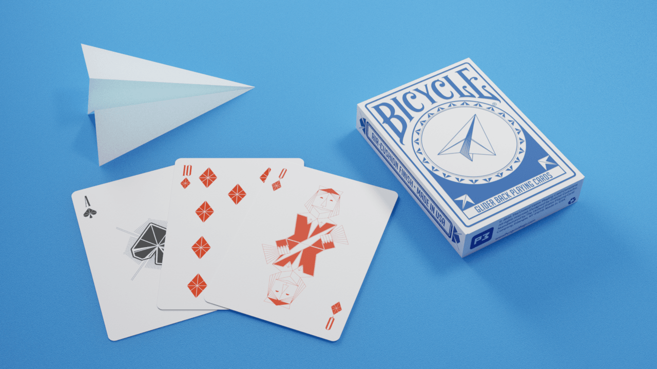 PlayingCardDecks.com-Glider Back Marked Bicycle Playing Cards