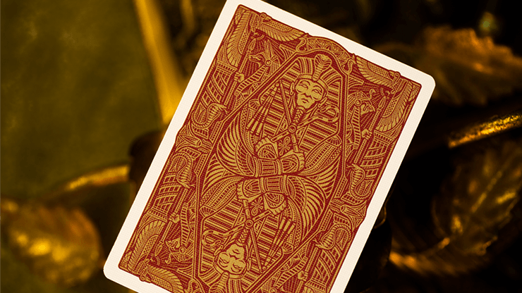 PlayingCardDecks.com-Gods of Egypt Gilded Playing Cards 2 Deck Set TWPCC