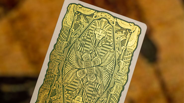 PlayingCardDecks.com-Gods of Egypt Golden Oasis Gilded Playing Cards TWPCC