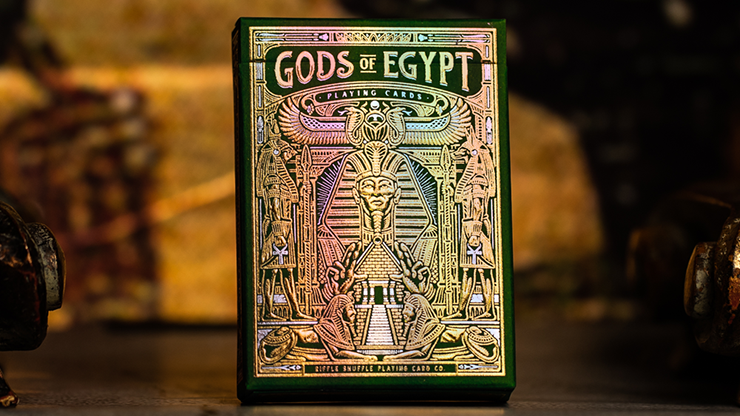 PlayingCardDecks.com-Gods of Egypt Golden Oasis Playing Cards TWPCC