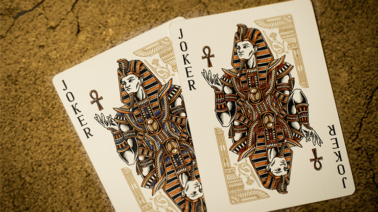 PlayingCardDecks.com-Gods of Egypt Golden Oasis Playing Cards TWPCC