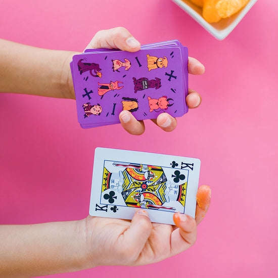 PlayingCardDecks.com-Good Boy / Bad Boy Dog Plastic Playing Cards 2 Deck Set