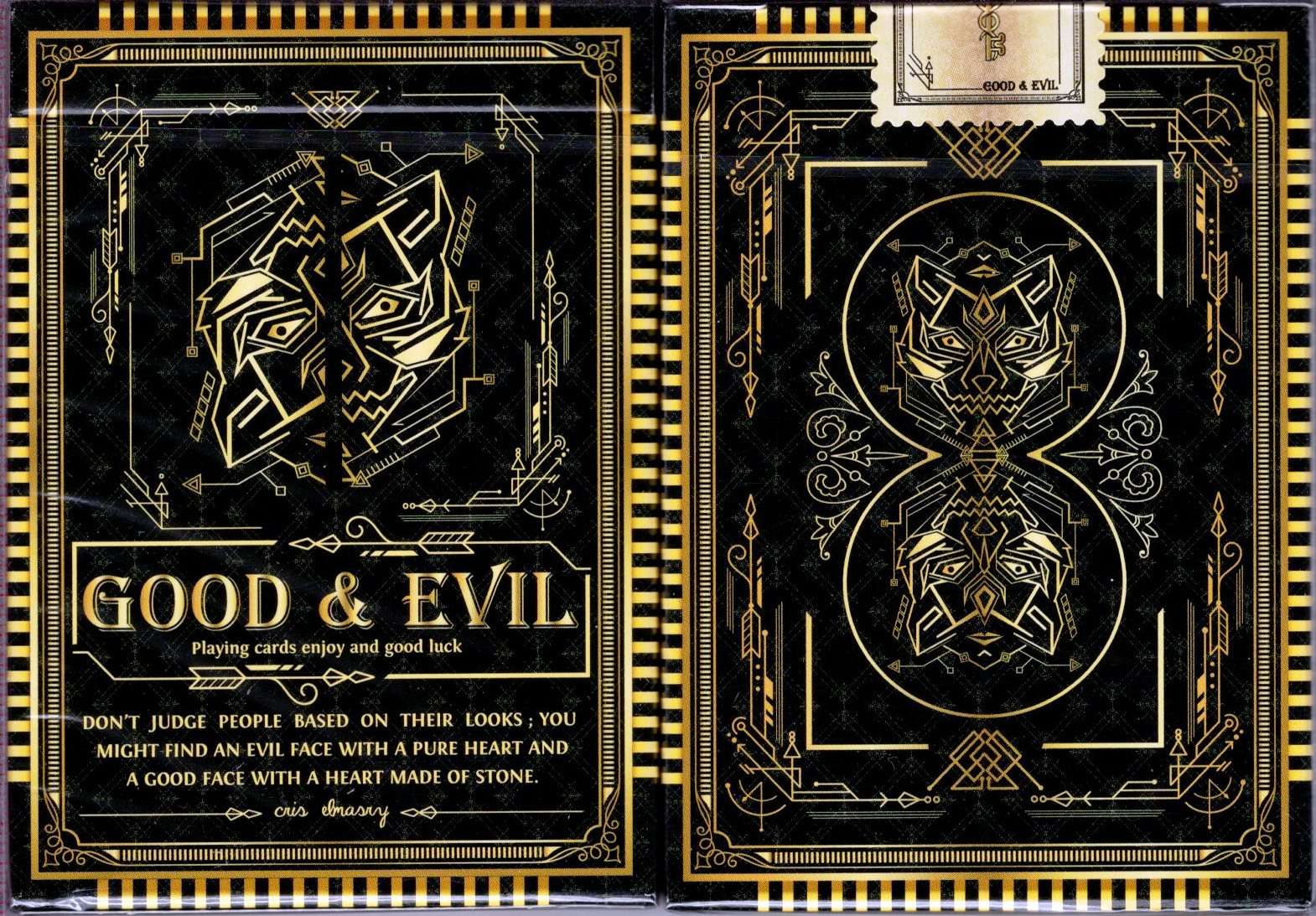 PlayingCardDecks.com-Good & Evil Playing Cards USPCC