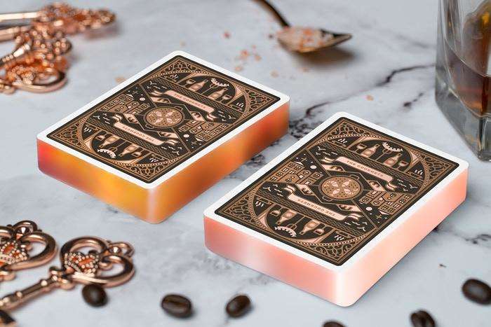 PlayingCardDecks.com-Gourmet Gilded 2 Deck Set Playing Cards USPCC