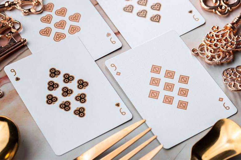 PlayingCardDecks.com-Gourmet Gilded 2 Deck Set Playing Cards USPCC