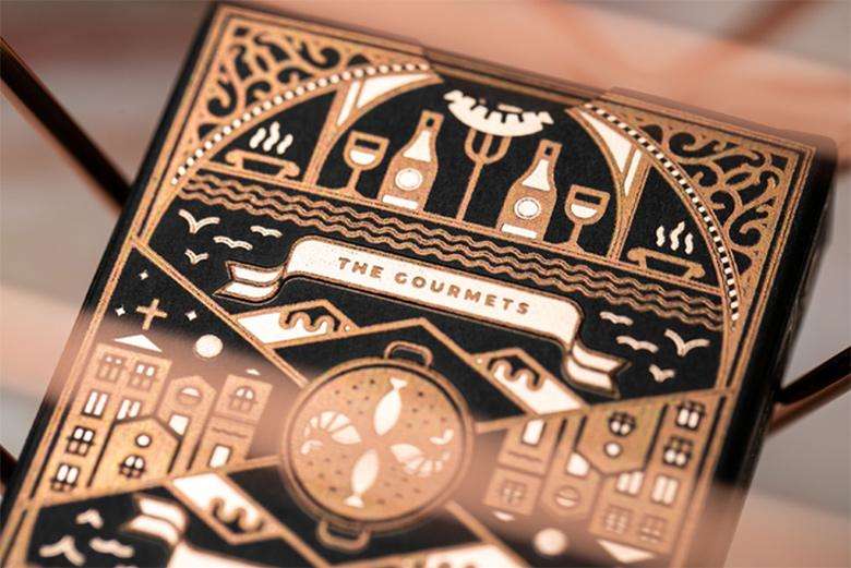PlayingCardDecks.com-Gourmet Gilded 2 Deck Set Playing Cards USPCC