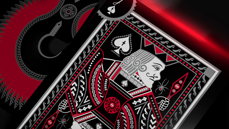 PlayingCardDecks.com-Grandmasters Black Widow Spider Playing Cards USPCC