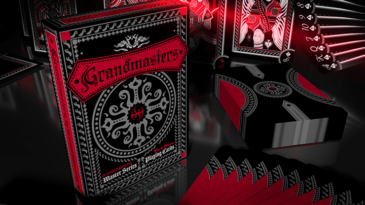 PlayingCardDecks.com-Grandmasters Black Widow Spider Playing Cards USPCC