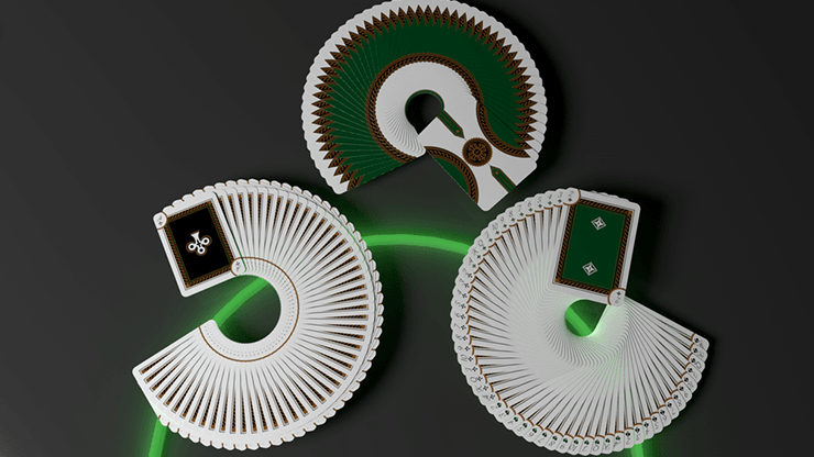 PlayingCardDecks.com-Grandmasters Emerald Princess Playing Cards USPCC