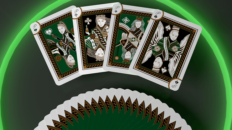 PlayingCardDecks.com-Grandmasters Emerald Princess Playing Cards USPCC