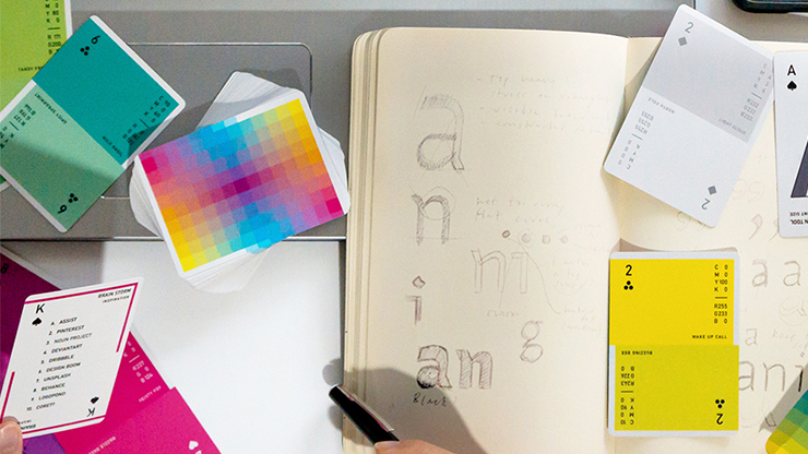 PlayingCardDecks.com-Graphic Design Cheat Sheet Playing Cards Cartamundi