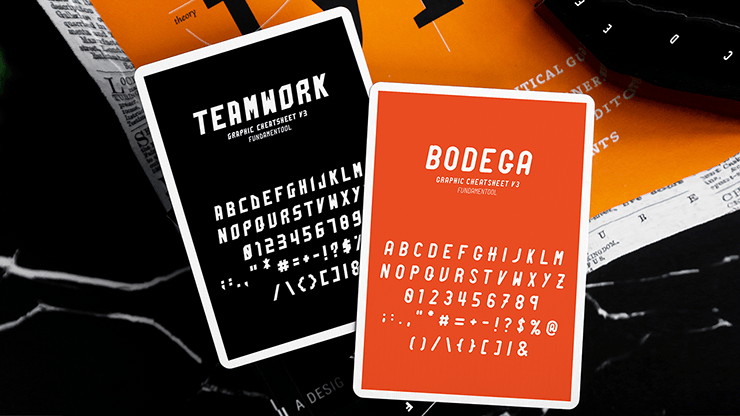 PlayingCardDecks.com-Graphic Design Cheat Sheet v3 Playing Cards USPCC