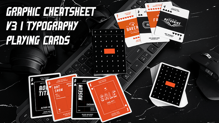 PlayingCardDecks.com-Graphic Design Cheat Sheet v3 Playing Cards USPCC