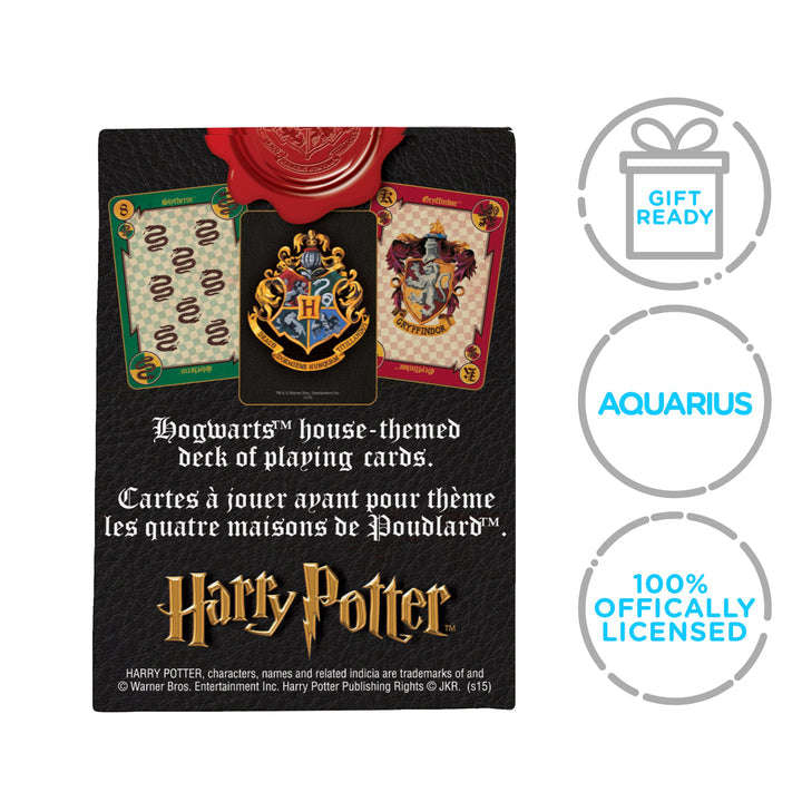 PlayingCardDecks.com-Harry Potter Crests Playing Cards Aquarius