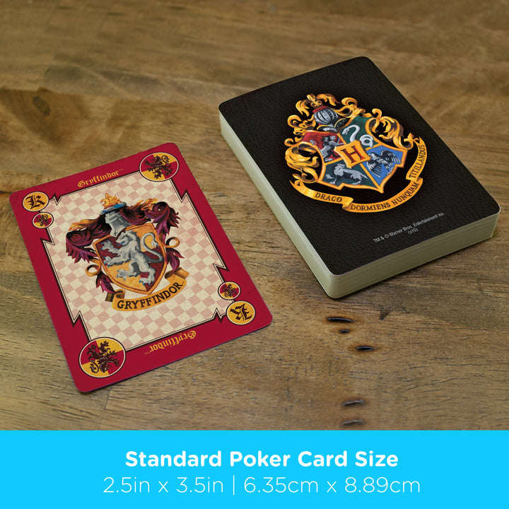 PlayingCardDecks.com-Harry Potter Crests Playing Cards Aquarius