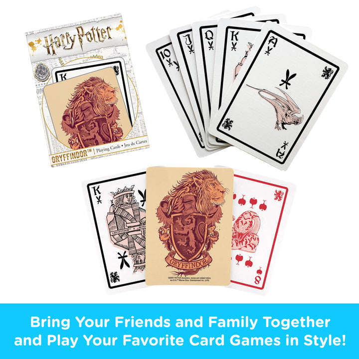 PlayingCardDecks.com-Harry Potter Gryffindor Playing Cards Aquarius