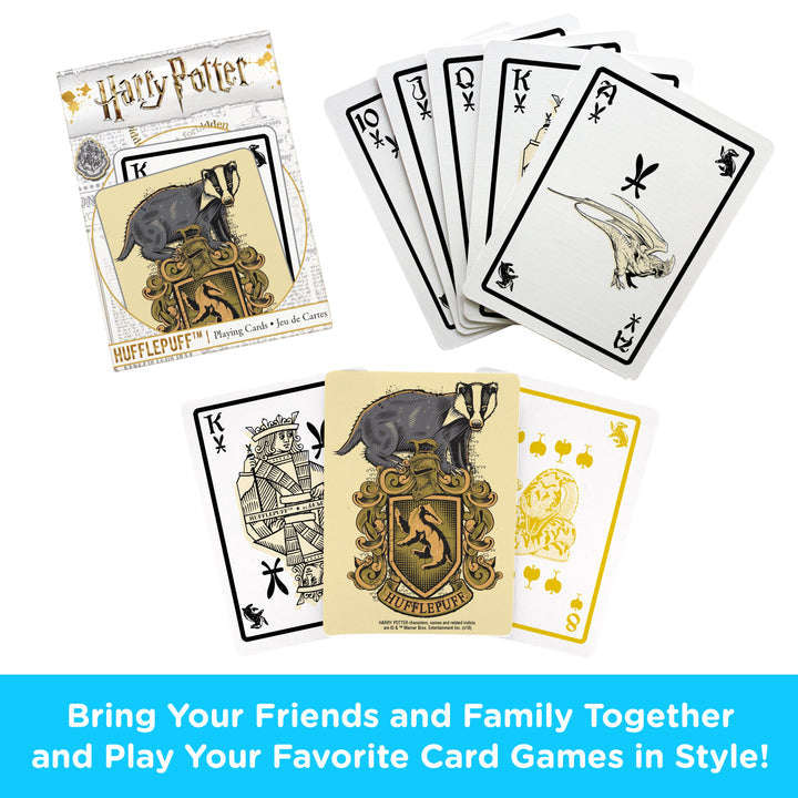 PlayingCardDecks.com-Harry Potter Hufflepuff Playing Cards Aquarius