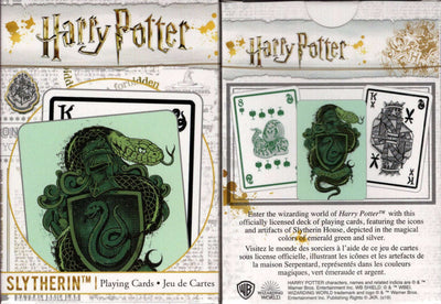 PlayingCardDecks.com-Harry Potter Slytherin Playing Cards Aquarius