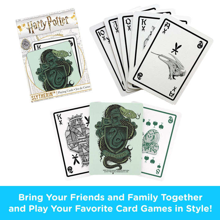 PlayingCardDecks.com-Harry Potter Slytherin Playing Cards Aquarius