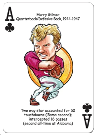 Alabama Football Heroes Playing Cards