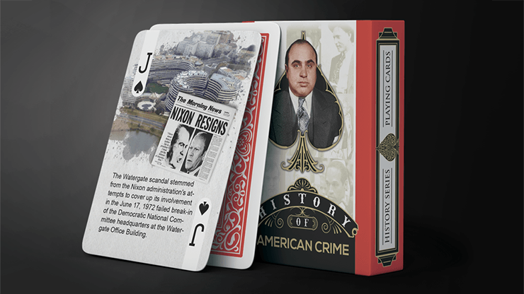 PlayingCardDecks.com-History of American Crime Playing Cards WJPC