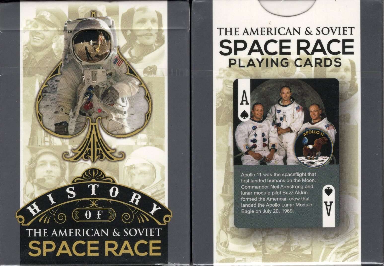 PlayingCardDecks.com-History of the American & Soviet Space Race Playing Cards WJPC
