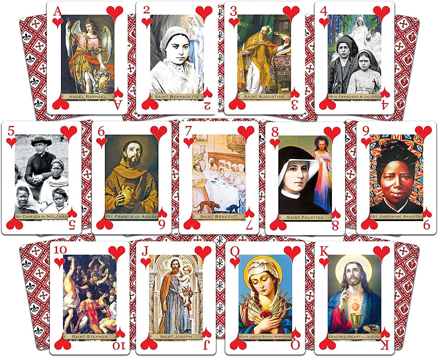 PlayingCardDecks.com-Holy Saints Playing Cards